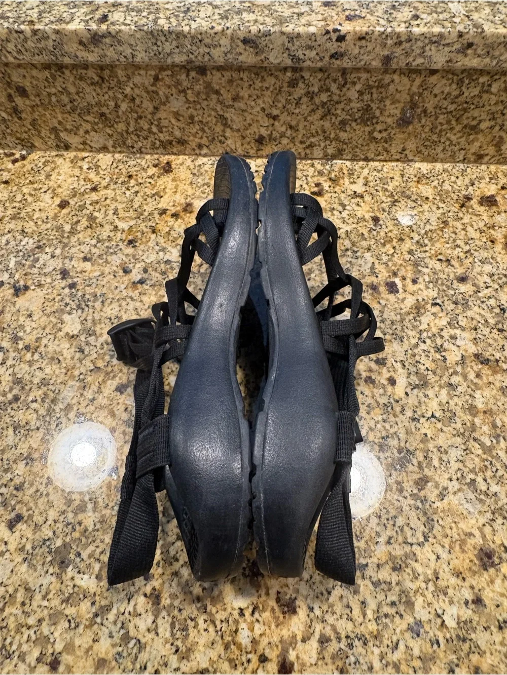 CHACO ZX/2 Black Sport Hiking Water Sandals 9 Wide Arch Support